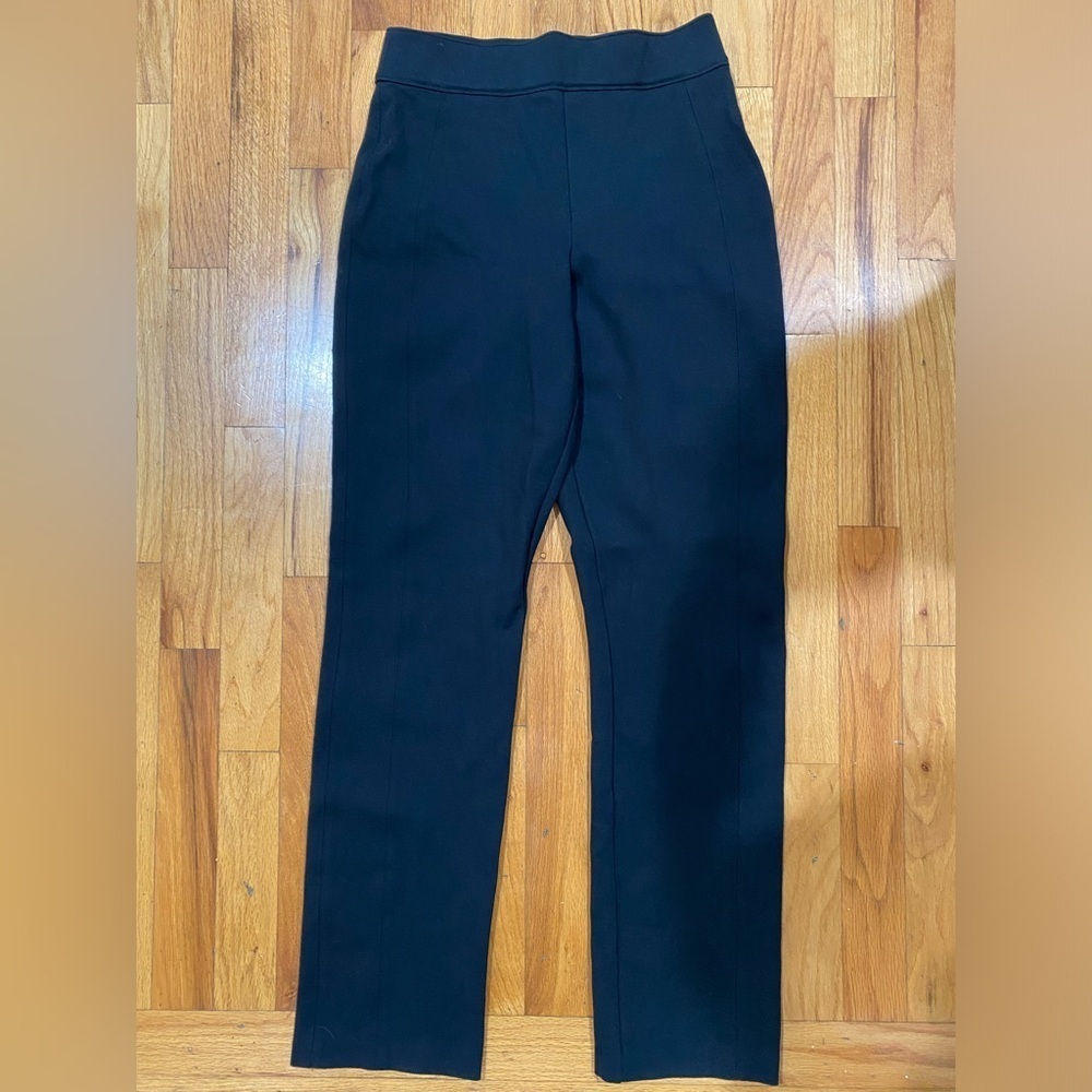 SPANX  Ponte Slim Straight Black Pants
